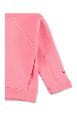 Felpa con cappuccio in cotone rosa DOUUOD KIDS | DV4P90Z0879542